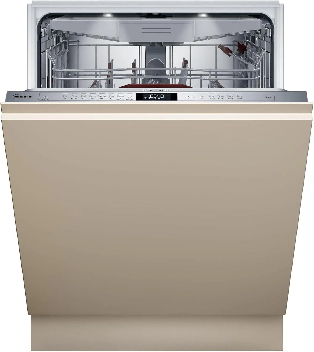 Neff Geschirrspüler S257ZCX01E, N 70, Smarter XXL vollintegrierbar, ckschublade, extrem leise, starker Spühdruck, Breite 60 cm, Made in Germany