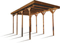 Carport, Camping Car 800 x 404 x 395 cm, aus behandeltem Holz, 32,3 m², Cerland