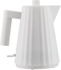 Wasserkocher MDL06/1, Alessi Plissé W, 100 cl, Weiß, Leistung 1 W, Europäischer Stecker 2400W, Elektrischer aus Thermoplastischem Harz