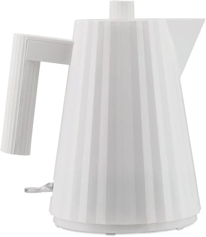 Wasserkocher MDL06/1, Alessi Plissé W, 100 cl, Weiß, Leistung 1 W, Europäischer Stecker 2400W, Elektrischer aus Thermoplastischem Harz