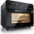 Heißluftfritteuse, mini Backofen Airfreyer XXL, Minibackofen 25l, Fassungsvermögen 25 Liter Edelstahl, 1800 Watt, Arendo, Multifunktionsofen, Ofenrost