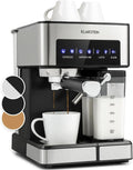 Klarstein Espresso-Siebträgermaschine, Fassungsvermögen 1,8L Mini-Espressomaschine mit Siebträger, Leistung 1350W für Gemahlenen Kaffee