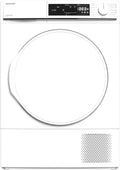 Sharp Wärmepumpentrockner KD-NHA7S7PW21-DE, 15 Betriebsprogramme, Frontbeladung, LED-Innenbeleuchtung, Weiß, Gewicht 7 kg, 30 Min. Kurzprogramm