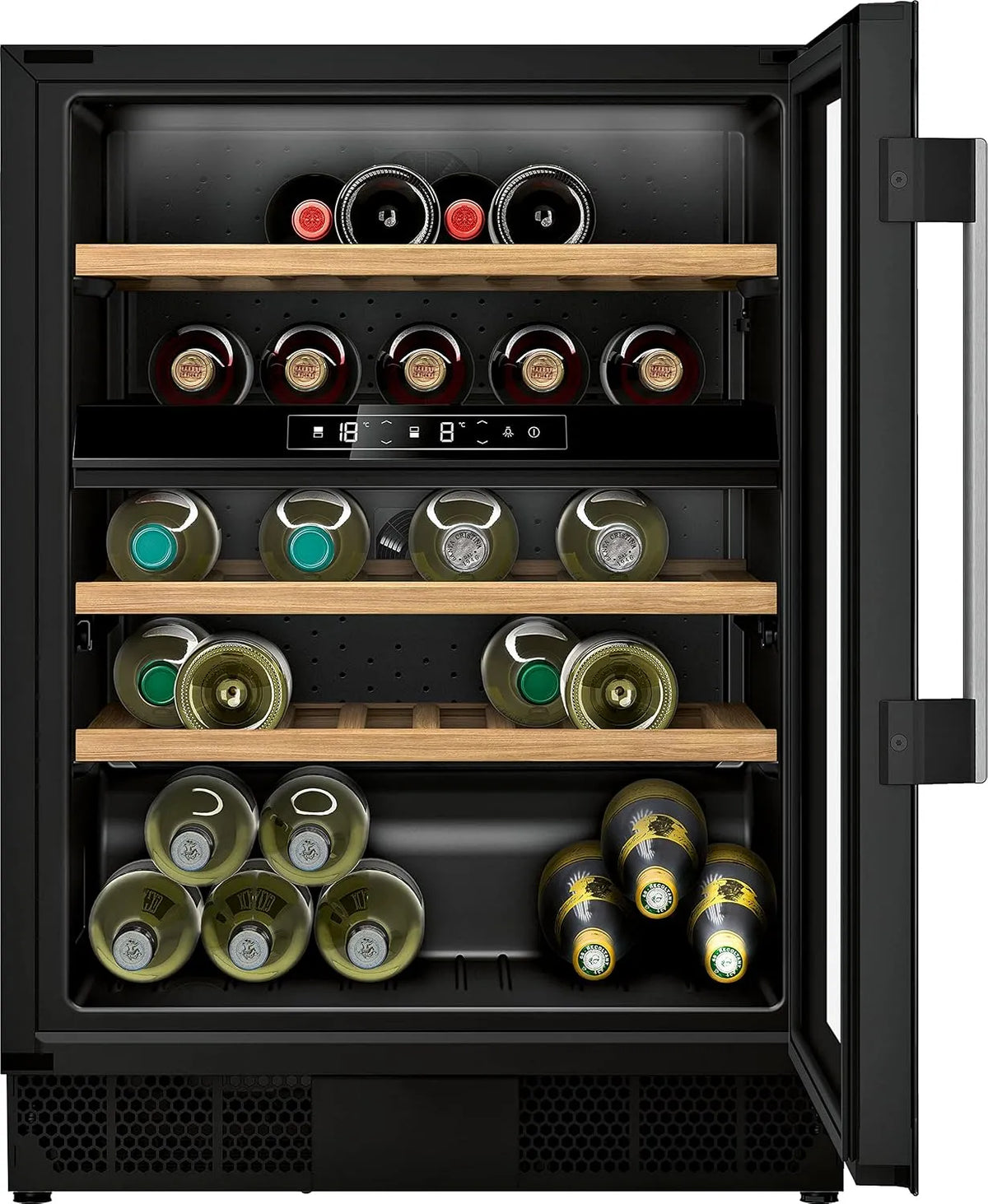 Neff Modell, Maße 82.0 x 60.0 cm KU9213HG0 N70, Gesamt: 120 L, Unterbau-Weinlagerschrank