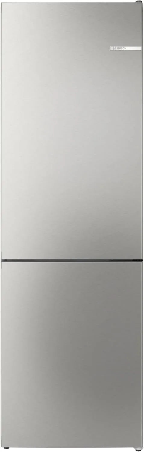 Bosch Modell KGN362LAF, Serie 4, Freistehende Kühl-Gefrier-Kombination mit Gefrierbereich unten, Maße 186 x 60 cm, Metall-Optik, Total No Frost