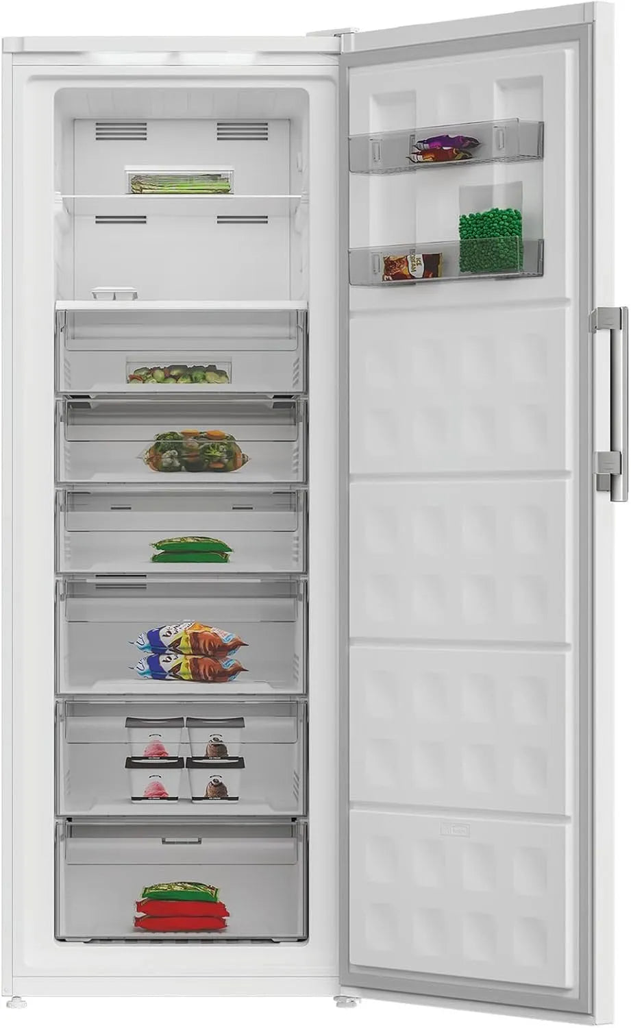 Bauknecht Gefrierschrank WC19170D, 191 cm Höhe, GKN NoFrost, HomeWhiz App-Steuerung, Soft Opening, Fassungsvermögen 404 l Nutzinhalt, leise 38 dB