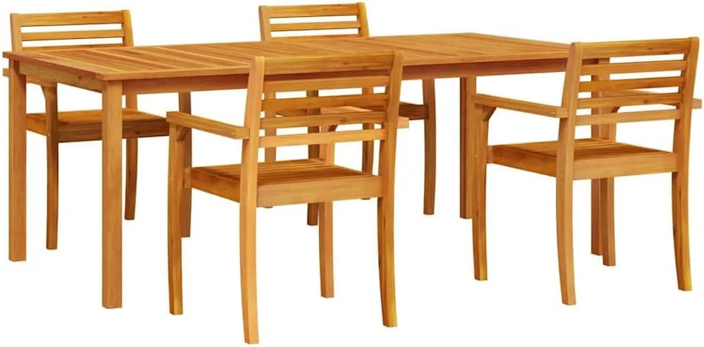 Braun, mit Armlehne Balkonmöbel Set Terrassenmöbel Wetterfest Outdoor Essgruppe für Garten Terrasse Balkon