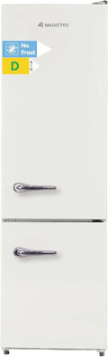 Kühlschrank magictec Retro, Breite 179cm, Fassungsvermögen 236L, Fassungsvermögen 168L, Fassungsvermögen 68L, mit Gefrierfach, Total No Frost, Creme