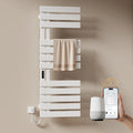 Elektrisch x 1300 EMKE Handtuchheizkörper, WiFi Smart Thermostat Elektrischer Badheizkörper Handtuchhalter, Elektrisch x 500 mm, Left