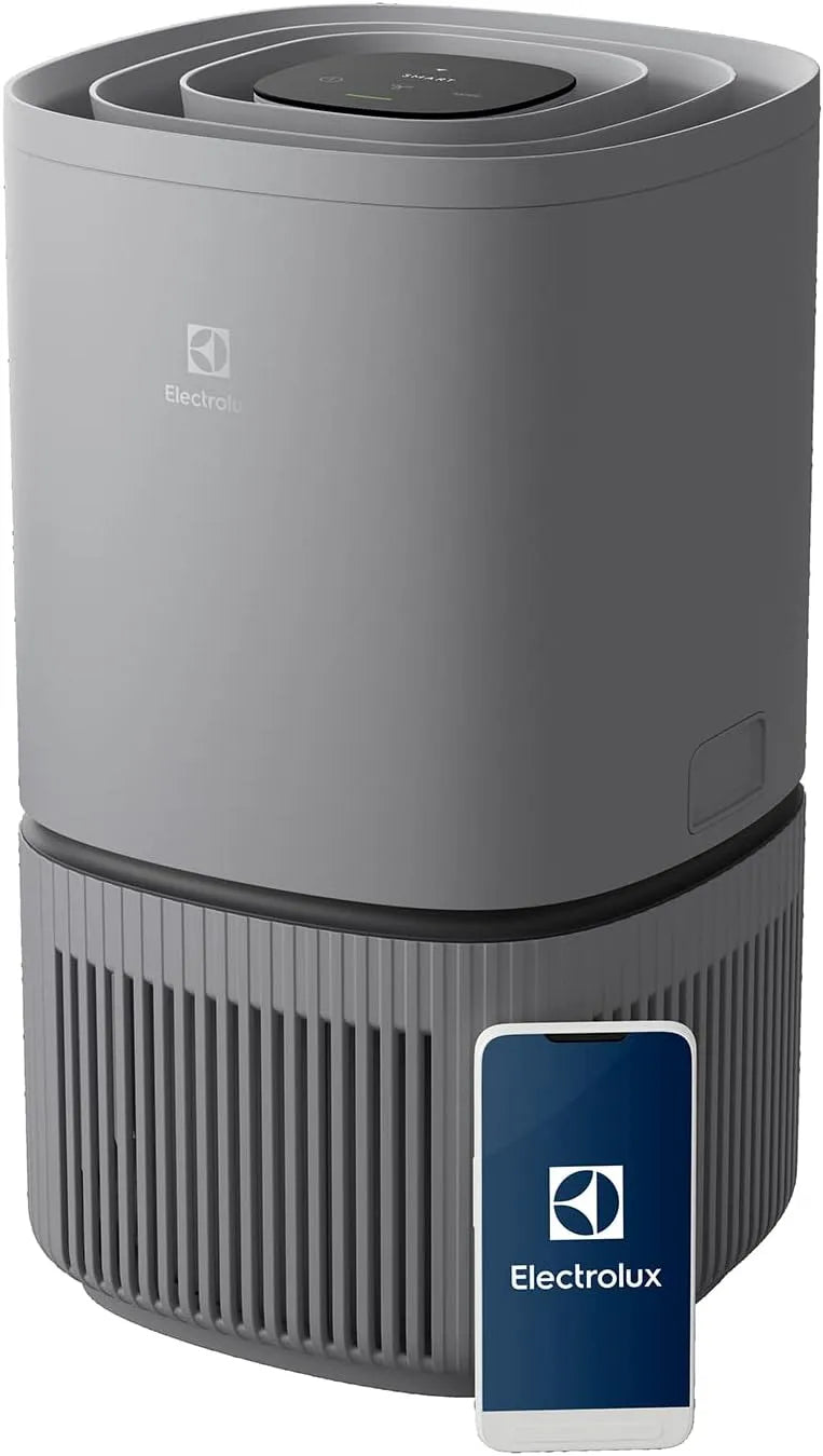Electrolux Luftreiniger EPO50371UG 4-Stufen-HEPA, Staub, Bakterien und Tierallergene, Farbe Grau entfernt, Pure 500, Pollen