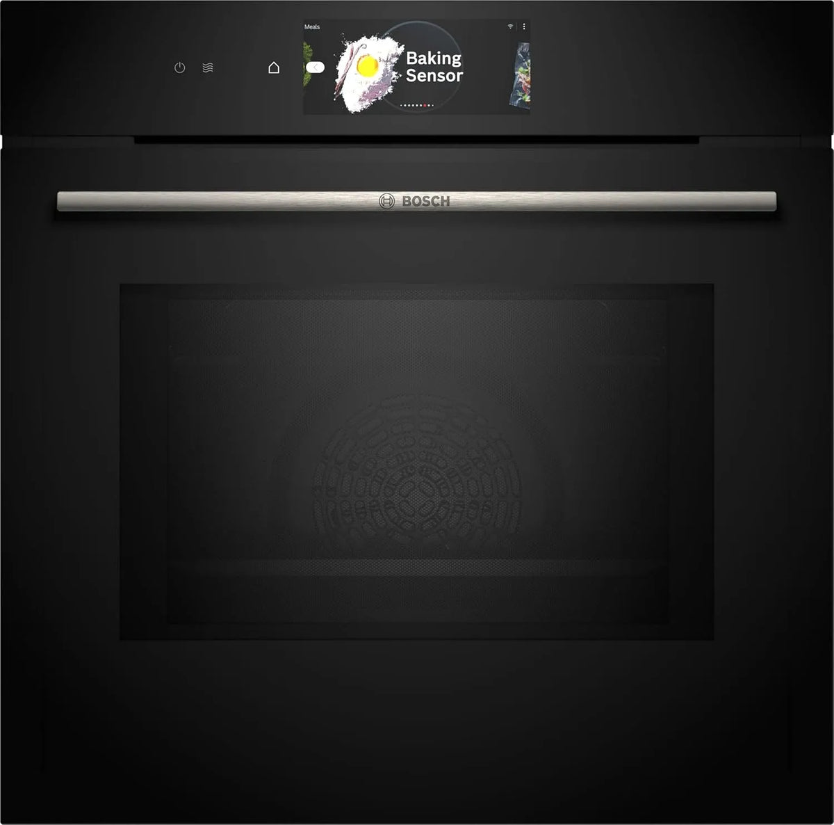 Bosch Backofen HMG778NB1, TFT-Touchdisplay Pro, Mikrowellenfunktion, Heißluft sanft, Einbau Serie 8, Integrierbarer 60 x 60cm, Boost-Funktion