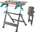 Und Arbeitstisch Master 650 Ergo 6870000 wolfcraft Spann, Gewicht 120 kg Tragfähigkeit, stufenlos höhenverstellbar, inklusive Flachspanner