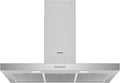 Siemens Dunstabzugshaube LC94BBC50 iQ100, Metall-Fettfilter, Breite 90 cm, Wandhaube, Edelstahl, LED-Beleuchtung