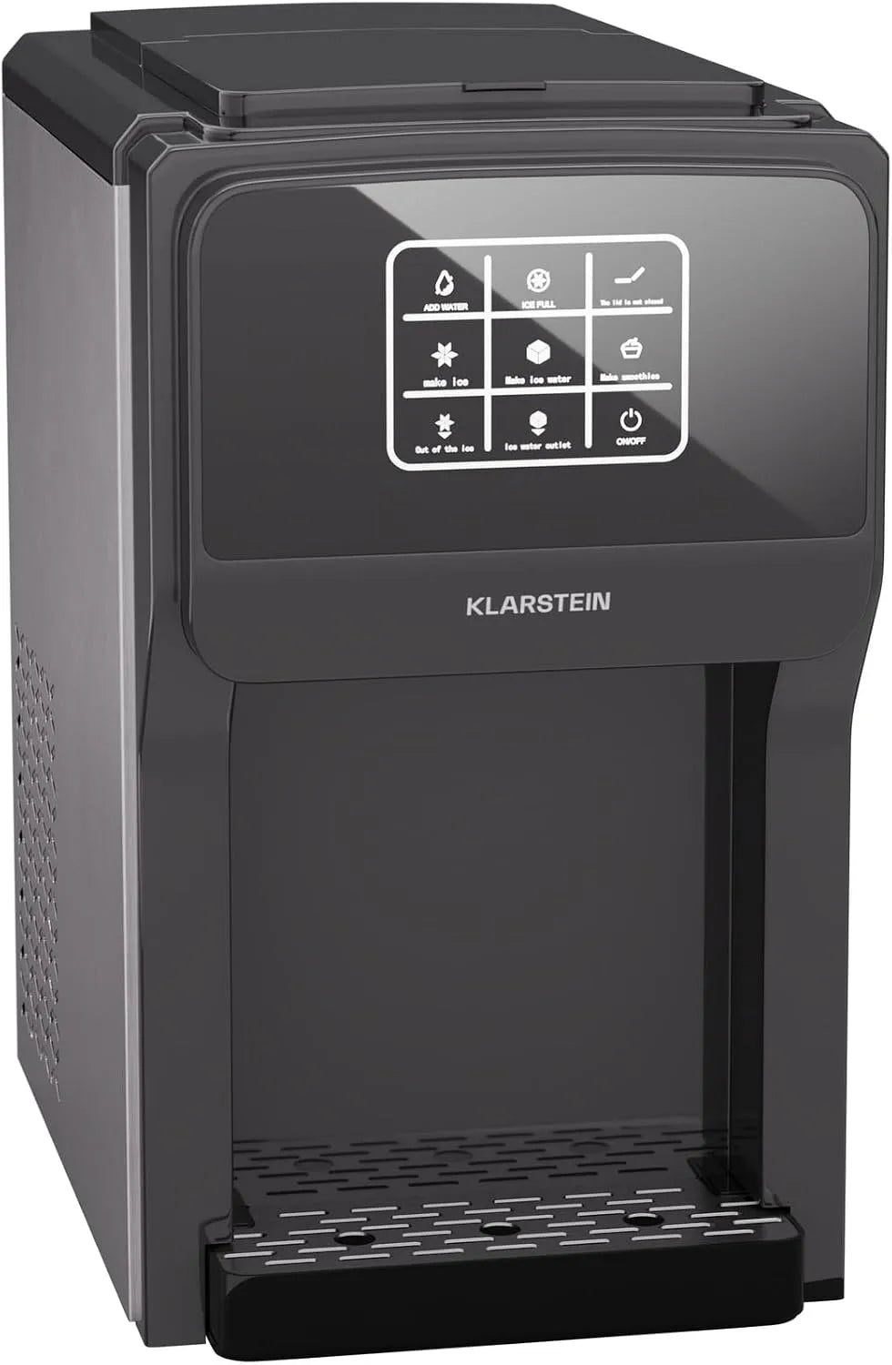 Klarstein Modell kg kg 3in1 kg/24 6-Liter-Wassertank, Gewicht 20 kg, 24 h, ArcticBlend Eiswürfelmaschine, Kugeleis & Crushed Ice, Wasserspender