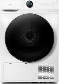 Midea Wärmepumpentrockner MD20EH80WB-A3, Energieklasse C, Knitterschutz, Auto Dry, Auffrischen, Startzeitvorwahl, Gewicht 8 kg, UV Hygience, Weiß