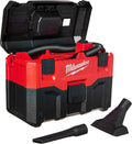 Milwaukee Nass-/Trockensauger 0880-20, Leistung 0 W, 2 Gallonen, 82 Dezibel, Akku-Lithium-Ionen, Rot