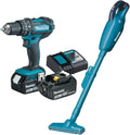 Makita Modell DLX2422 DHP482 DCL181F, Akku-Kombo-Kit 18V, 3,0 Ah, 2 Akkus + Ladegerät, Spannung 18V