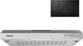CIARRA Dunstabzugshaube CBCS6903, 60cm 3 Leistungsstufen Abluft Umluft Unterbauhaube, Kompatible Kohlefilter, Silber