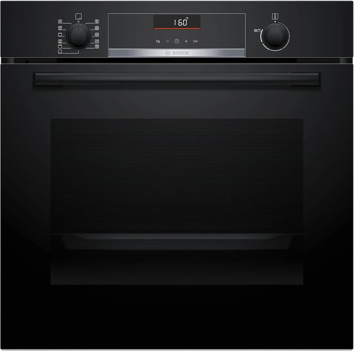 Backofen HBG536EB4, Serie 6, AirFry-Funktion, vorprogrammierte Rezepte, in Schwarz