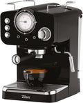 Espressomaschine Zilan, Fassungsvermögen 1,25 L Wassertank, 15 bar, Siebträger Kaffeemaschine, mit Milchaufschäumer, Siebträgermaschine, Retro Design