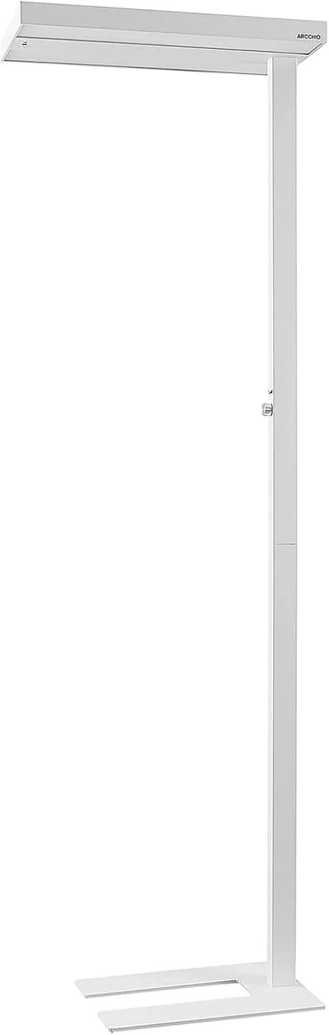 Modell Büro Stehlampe dimmbar 8000lm 4000K Arcchio LED, Bewegungsmelder Tageslichtsensor Bürolampe Up and Down Standleuchte Deckenfluter Home Office