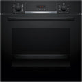 Bosch Backofen HBA574BB3 3D-Heißluft, Pyrolyse-Selbstreinigung, Automatikprogramme, für gleichmäßiges Backen, Serie 4, Einbau 60 x 60 cm