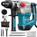 Bohrhammer Modell 7Joule ENEACRO SDS-Plus, 32 mm Bohrleistung in Beton， Mit Bohrer und Meißel, Leistung 1500W Abbruchhammer mit 4 Funktionen