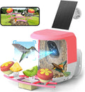 Kamera, automatische Aufnahme von Vogelvideos, Smart Bird Feeder mit KI-Identifizierung und Solarpanel, Vogelfutterstation
