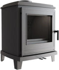 Kaminofen K11 Kratki Gusseisen, BImSchV Stufe 2, Bauart 1, Ø150 mm Rauchrohr, Leistung 6kW klassischer Holzofen mit großer Sichtscheibe