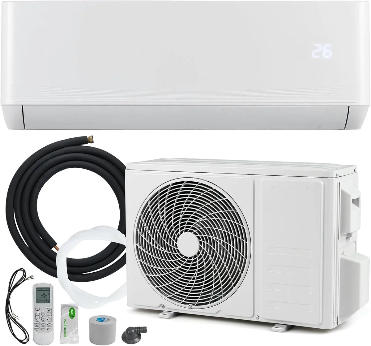 Goplus Klimaanlage GOPLUS 12000 BTU, Klimagerät mit 7 Modi, Air Conditioner 3,4kW, 8 Geschwindigkeitsstufen, 8 Geschwindigkeitsstufen