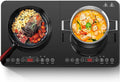 Induktionskochfeld 3500Watt, Max & Min-Taste, 10 Temperaturstufen und 6 Leistungsstufen, Sensor-Touch-Steuerung, Timer