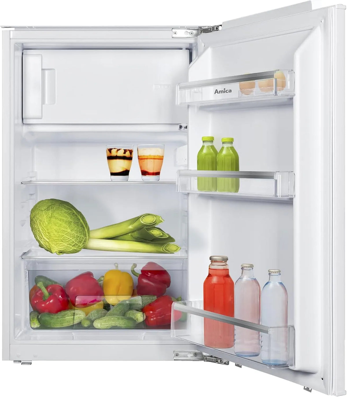 Amica Kühlschrank EKSX 361, 905, 880 mm Nische, Inverter-Motor, mit Gefrierfach, Festtür-Technik, elektronische Steuerung