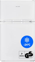 Kühl-Gefrierkombination MD 37689 MEDION Mini, 40 dB, Fassungsvermögen 85 Liter, Fassungsvermögen 61L Kühlteil, Fassungsvermögen 24L Gefrierteil, weiß