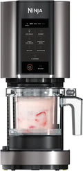 Ninja Eismaschine NC300EU, CREAMi & Dessertmaschine mit 3 Behältern, 7 Programmen, 1,4L Eiscreme Kapazität, Herstellung von Eis, Gelato, Sorbet