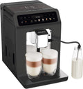 Krups Kaffeevollautomat 2-Tassen-Funktion EA895N10, Evidence One mit Milchschlauch, Kaffeemaschine, 12 Getränkespezialitäten, One-Touch-Cappuccino