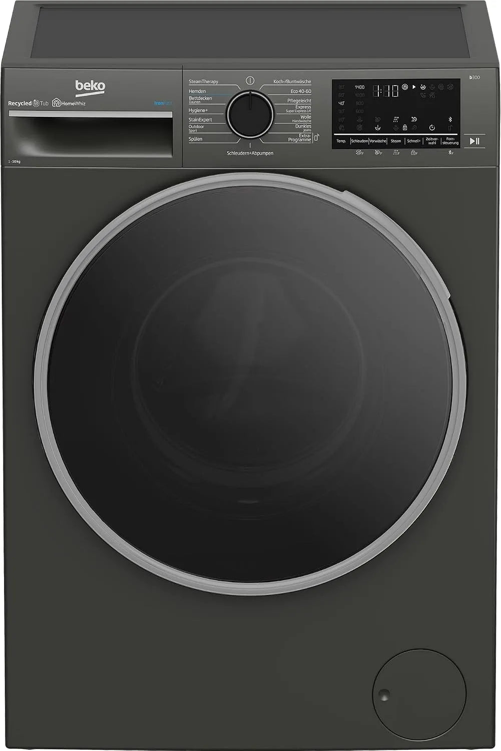 Beko Waschmaschine B3WFT59415M 1400, Gewicht 9kg, Waschvollautomat, min, SteamCure Dampffunktion, allergikergeeignet, AddXtra-Nachlegefunktion