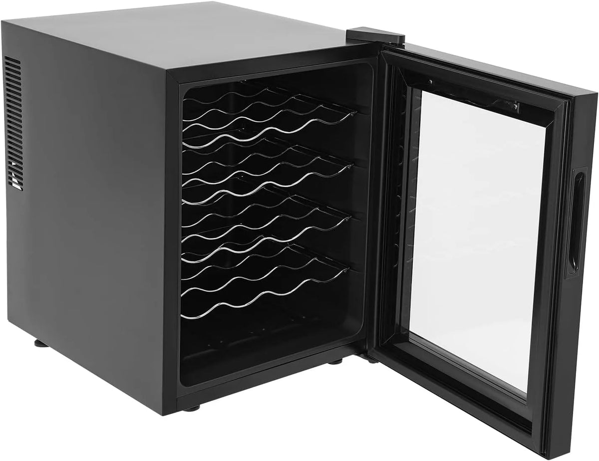 Kühlschrank, Weinkühlschrank, Mini mit Gehärteter Glastür, Halbsüßem Wein, 50.2x40x53cm Weinschrank mit Glastür, Getränkekühlschrank