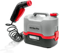 Hochdruckreiniger 8-L-Wasserbehälter 3-m-Spiralschlauch, Gewicht 2,1 Kg, Errecom JET GUN PRO, Tragbarer Akku