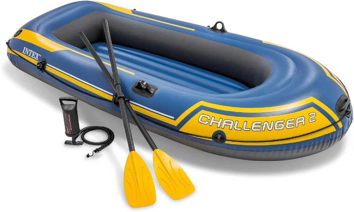 Intex Challenger 2 Schlauchboot Blau, Gelb 236 x 114 x 41 cm, 1 Stück
