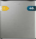 Cecotec Kühlschrank, Mini, Umkehrbare Tür, Kompaktes Design, Fassungsvermögen 46 l GrandCooler 20000 L SilentCompress Inox. Höhe 48,7 cm