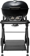 Farbe Schwarz mit patentiertem Kochsystem in der Schweiz Outdoorchef ASCONA