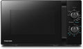 Toshiba Mikrowelle MW2-MG20PF, GE 800 W mit knuspriger Grill- & Kombigarfunktion, 1000 W Grillleistung, Fassungsvermögen 5 Leistungsstufen, BK