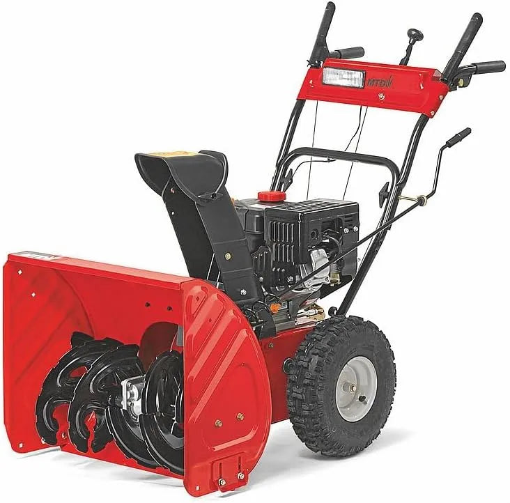Schneefräse ME 61 MTD - SMART, Breite 61 cm, Seilzug & E-Start 230 V, rot