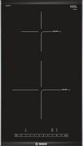 Bosch Induktionskochfeld PIB375FB1E, PowerBoost Schnelleres Kochen, Serie 6 Domino, 30 Breit, ComfortProfil Elegant Dekorloses Design, ReStart