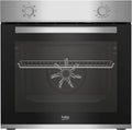 Beko Backofen BBIE12000X b100, Fassungsvermögen 66 l Volumen des Garraums, Multifunktionsofen mit 5 Heizarten, Einbaubackofen, AeroPerfect, Edelstahl