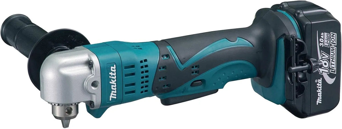 Makita, Akku-Winkelbohrmaschine 18 V im Makpac mit 2 Akkus 4,0 Ah + Ladegerät