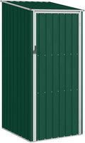 VidaXL Gerätehaus, ohne Boden Geräteschuppen Garten Schuppen Gartenhaus Gartenschrank Geräteschrank Grün 87x98x159cm Verzinkter Stahl