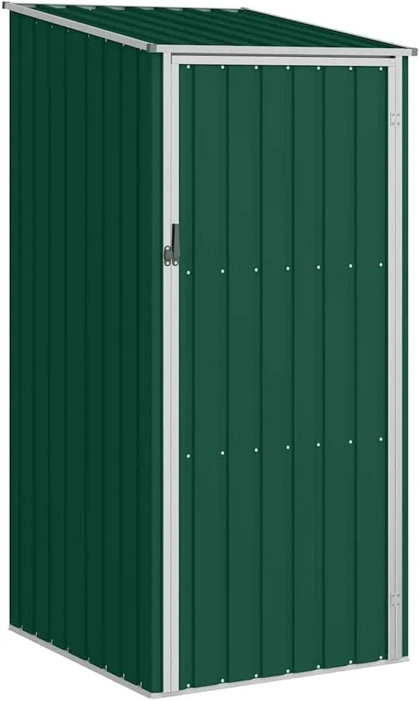 VidaXL Gerätehaus, ohne Boden Geräteschuppen Garten Schuppen Gartenhaus Gartenschrank Geräteschrank Grün 87x98x159cm Verzinkter Stahl