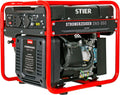 Stromerzeuger SNS-350 STIER, Strom Generator, Stromerezuger leise mit 69 dB, Fassungsvermögen 13l Tankvolumen, Inverter Stromaggregat, max. 3500 W