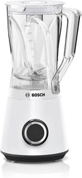 Bosch Standmixer MMB6141W, VitaPower Serie 4, Leistung 1200 W, Fassungsvermögen 1,5l Kunststoff-Mixbehälter, 30.000 U, Smoothie Maker, Tritan, weiß